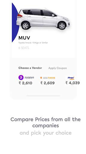 ZYPPYS - Car Rentals-Self-Drive & Outstation Cabs screenshot 3