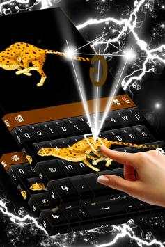 Black Cheetah Animated Keyboard screenshot 5