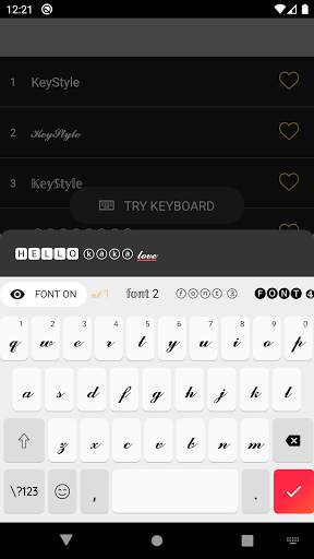 KeyStyle - Font Keyboard, Fancy, Emoji Stylish screenshot 4