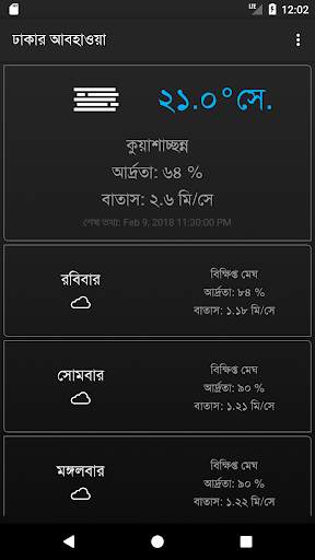 Dhaka City Weather Condition screenshot 2