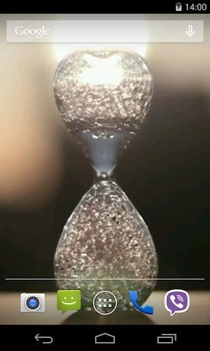 Water clock Video LWP screenshot 5