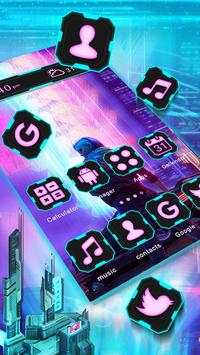 Cyber, Punk, Cool, Girl Themes & Wallpapers 3 تصوير الشاشة