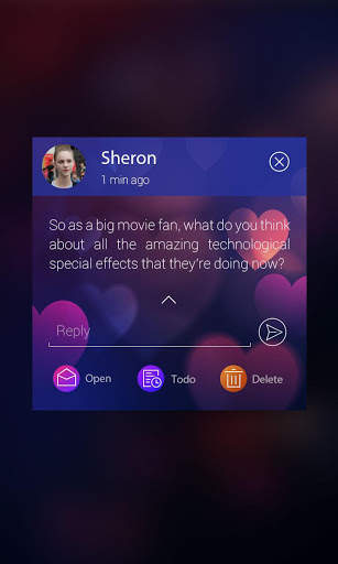 (FREE) GO SMS PRO FLARE THEME screenshot 4
