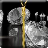 Diamond Zipper Screen Lock 1.1