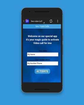 free call video imo -simulator screenshot 3