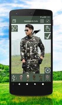 Commando photo suit |  photo editor screenshot 2
