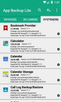 App Backup Lite screenshot 1