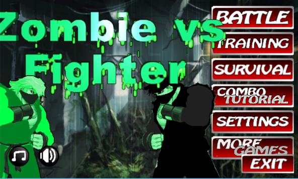 Zombie vs Fighter screenshot 1