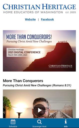 Christian Heritage Home Educators of Washington screenshot 4