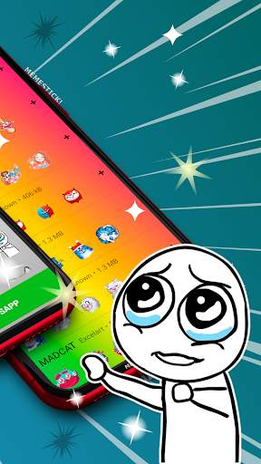 Wastickerapps Memes - New Stickers - Rage Face screenshot 3