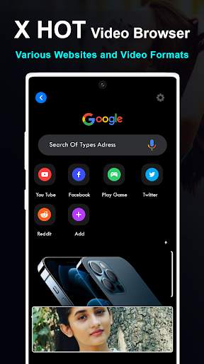 X Video Browser - Fast & Secured Browser screenshot 1