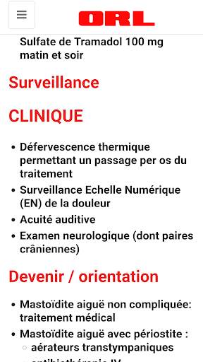 O R L (Oto-Rhino-Laryngologie) screenshot 12
