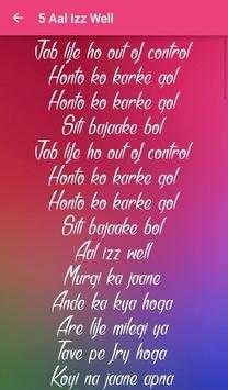 3 Idiots Songs Lyrics screenshot 7