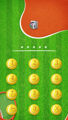 AppLock Theme Tennis 2 تصوير الشاشة