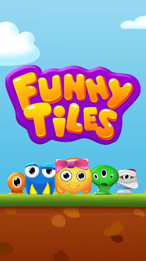 Funny Tiles: Monster Match 3 Puzzle screenshot 1