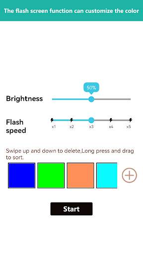 Flashlight   flash screen screenshot 3