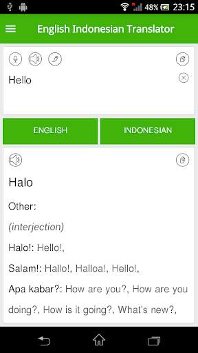 English Indonesian Translator स्क्रीनशॉट 2