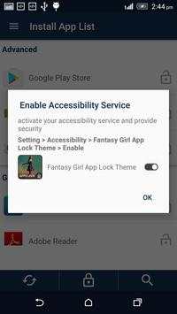 Fantasy Girl App Lock Theme screenshot 4