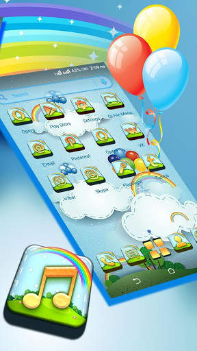 Cartoonish Wallpaper Launcher Theme screenshot 4