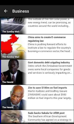 The Zimbabwe News screenshot 2