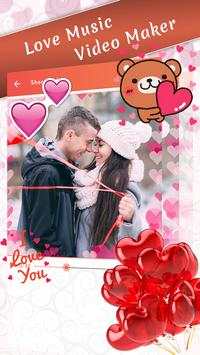 Love Music Video Maker 4 تصوير الشاشة