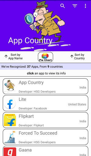 App Country: Country of origin of apps screenshot 2