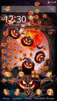 Scary Pumpkin Night Gravity Theme screenshot 4