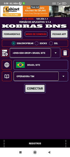 KOBRAS DNS VPN screenshot 1