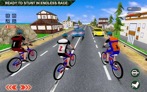 Endless Bicycle Rider Racer screenshot 2