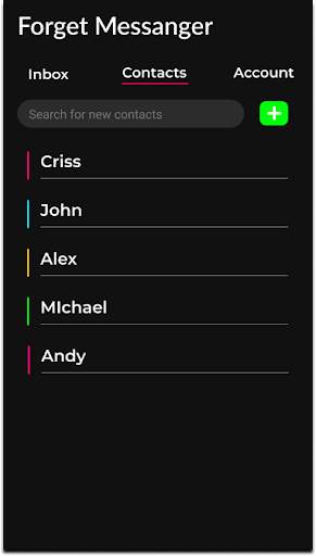 Forget Messenger screenshot 2