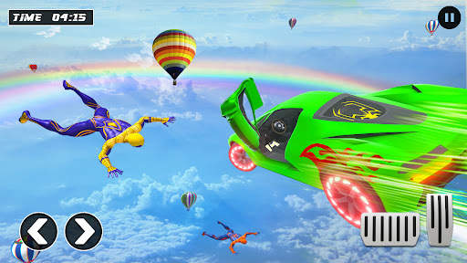 Spiderhero Stunt Race Car Game screenshot 3