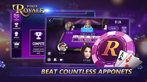 Royale Poker - Free Texas Holdem Poker screenshot 1