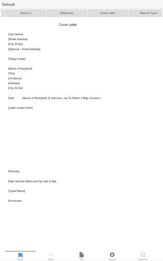 Job Application 1 تصوير الشاشة