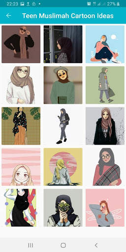 Teen Muslimah Cartoon Ideas screenshot 6
