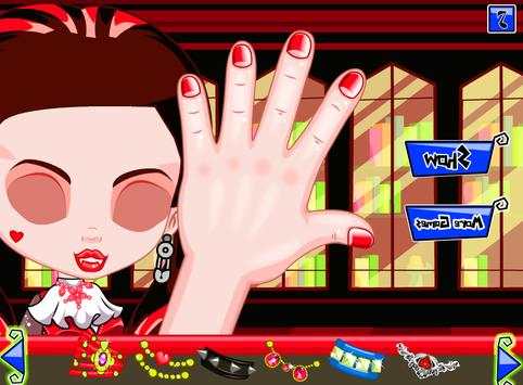draculaura hand doctor game screenshot 4