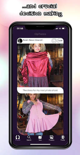 OpTwoo - a social "would you rather" game. screenshot 3