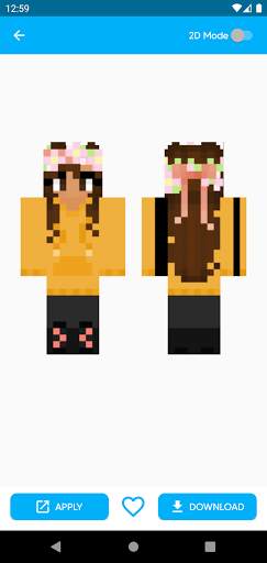 Cute Girls Skins for Minecraft PE screenshot 3