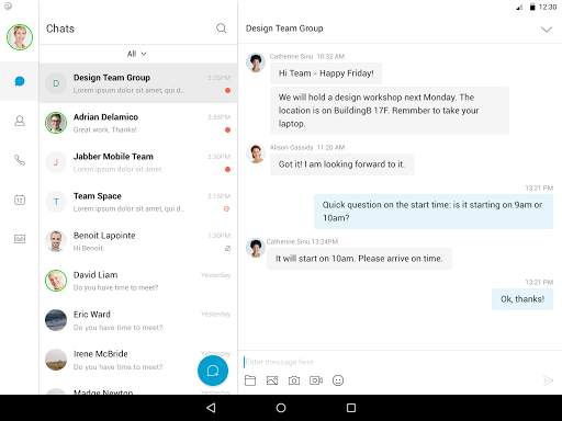 Cisco Jabber pour Android screenshot 10