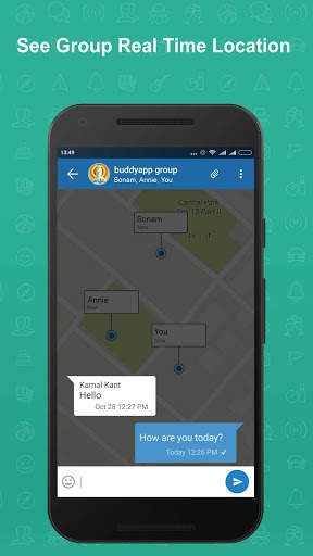 BuddyApp - (GPS based Messenger & e-Com Platform) screenshot 2
