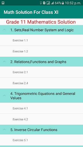 Math Solution For Grade XI screenshot 3
