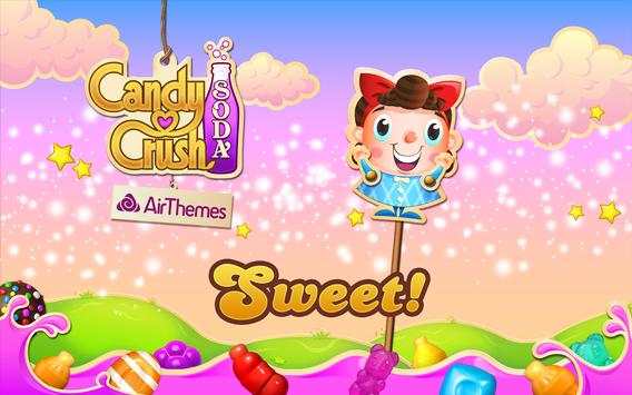 Tema Candy Crush Soda screenshot 7