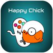 Happy chick icon