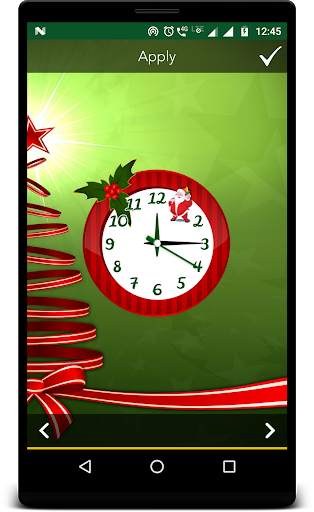 Christmas Time clock live wallpaper screenshot 7
