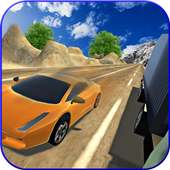 Highway Traffic Racing In Car logo