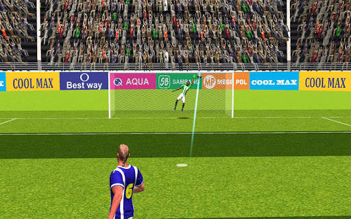 Football Flick Goal ⚽️ Soccer World Craze kick 3D screenshot 3