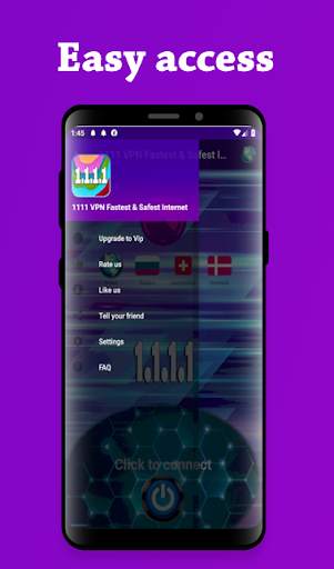1111 VPN Fastest & Safest Internet screenshot 1