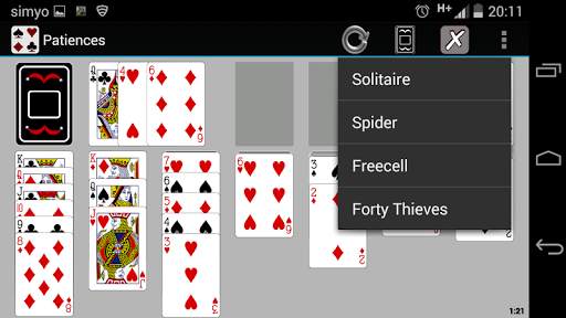 Patiences: Solitaire Spider FreeCell Forty Thieves screenshot 1
