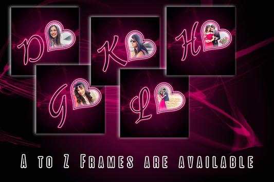 Lighting Text Photo Frames 1 تصوير الشاشة