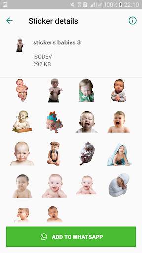 stickers babies for whatsapp screenshot 7