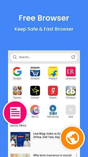US Browser screenshot 1